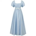 thumbnail image 1 of Pisexur Robes de Style Régence pour Femmes Robe Taille Empire Robe avec Ceinture en Satin Robe d'Époque Régence Robe de Cocktail pour Fête Cosplay, 1 of 9