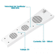 thumbnail image 2 of Ventilador Enfriador Virtual Zone Compatible con Playstation 5 PS5, 2 of 5