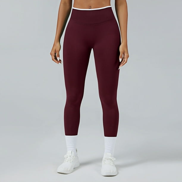 WILLBEST conjunto de Pantalones de Yoga de Cintura Alta para Mujer, Leggings de Entrenamiento Sin Costuras con Sujetador Deportivo, Gimnasio, Running, Cómodos Y Elásticos, para Uso Diario Chica