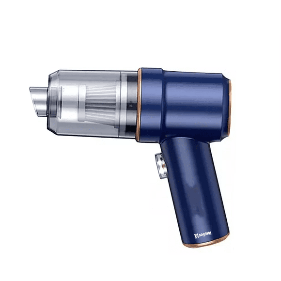 Aspiradora Para Auto Bloosom Mini Portatil De Mano Inalambrica Azul