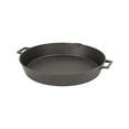 thumbnail image 2 of Bayou Classic 16 Inch Oven Safe Cast Iron Skillet Cooking Pot, Black (2 Pack), 2 of 4