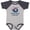 Baseball Heather and Navy, variant on Grammy and Grandpa Love Me Grandson Boys Baby Bodysuit