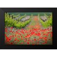 thumbnail image 2 of Komovec, Ales 24x18 Black Modern Framed Museum Art Print Titled - Red District, 2 of 5