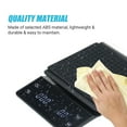 thumbnail image 3 of Yeacher 0.3g~3000g High Digital Scale with Waterproof Surface Electronic Scale LED Display with Backlight Portable Kitchen Scale Baking Scale Coffee Scale, 3 of 8