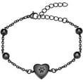 thumbnail image 2 of Pet Paw Urn Bracelet for Ashes Adjustable Heart Cremation Bracelet for Pets Ashes Stainless Steel Dog Cat Cremation Jewelry Memorial Keepsake Bangle, 2 of 8