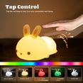thumbnail image 3 of Lámpara YOTOZU Cute Bunny recargable por USB, 16 colores, para niños, 3 of 7