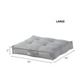 thumbnail image 3 of Square Tufted Floor Pillow - Cement - Large (40 in.), 3 of 6