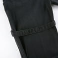 thumbnail image 3 of Pantalones Prolriy para mujer, vaqueros de calle, estampados para mujer, pantalones de pierna ancha con lazo, pantalones góticos lavados de tiro bajo, pantalones de mujer negros S, 3 of 8