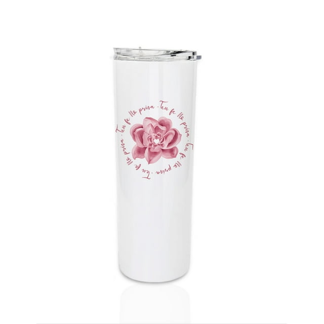 Termo de 591 ml. diseño divertido Ten fe no prisa regalo original