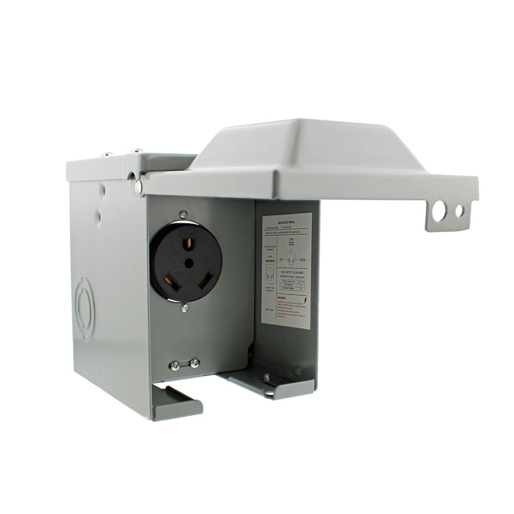 Dumble RV Breaker Box RV Electrical Outlet RV Plug Box RV Box 30 Amp