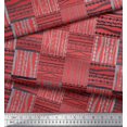 thumbnail image 3 of Soimoi Orange Poly Georgette Fabric Geometric African Print Fabric by the Yard 52 Inch Wide, 3 of 3