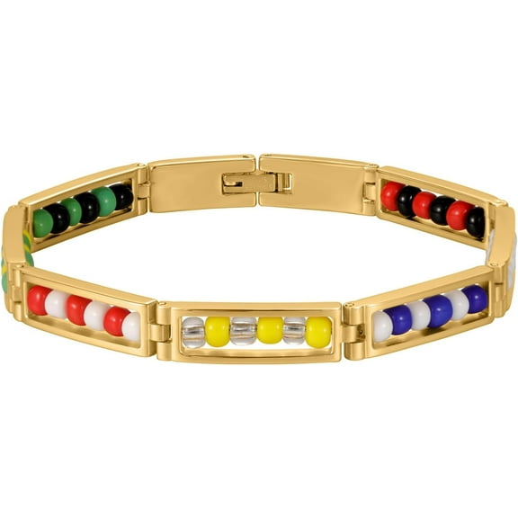 Babalawo Orula Protection Bracelet for Men & Women – Unisex Stainless Steel Amulet Bracelet, African Santería Inspired Good Luck Jewelry Gift