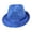 Blue, variant on Sequins Fedora Hat Sparkling Jazz Cap for Men Women 4th of July Party Costume Accessories