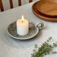 thumbnail image 4 of Ceramic Candlestick Owner Tray - Elegant Candle Platter For Home Decor Dining Table And Spa - Vintage Style Candle Display Stand, 4 of 6
