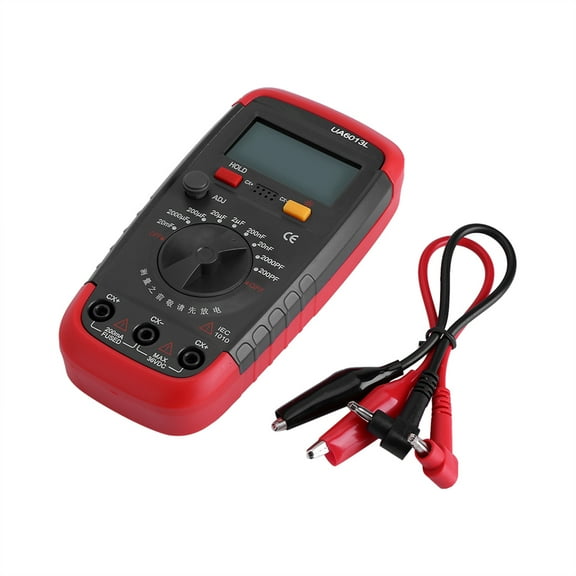 Backlighting Capacitance LCD Battery Powered Capacitan, Capacitor Meter Tester, Low Power Consumption 0.1pF-20,000uF For Selection Of Capacitors