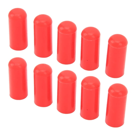 Vacuum Hose Tube End Plug, Universal Silicone Hose  Light Weight Heat Resistant Compact 10PCS  For Intercooler Piping Blue,Red,Black