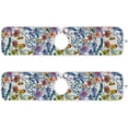 thumbnail image 2 of Coolnut Watercolor Exotic Flowers Sink Splash Guard for Faucet 2 Packs Faucet Absorbent Mats, Toucan Birds Faucet Handle Drip Catcher Quickly Drying Mat for Kitchen Counter Bathroom, 30"x5.5", 2 of 7
