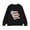 Black, variant on Boys Sweatshirts Childrens Retro Letter Print Crew Neck Long Sleeve Pullover Hoodless Top Black 3-4 Years
