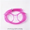 thumbnail image 4 of Yhmxh Gafas con pajita divertidas y originales, gafas con pajita flexible, gafas de plástico reutilizables con pajita, pajitas coloridas de longitud ajustable para fiestas de cumpleaños, celebracio, 4 of 6