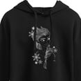 thumbnail image 3 of Disney Frozen 2 - Elsa Outline Sketch - Juniors Cropped Pullover Hoodie, 3 of 5