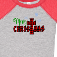 thumbnail image 4 of Inktastic Merry Christmas Buffalo Plaid Cross with Snowflakes Boys or Girls Baby Bodysuit, 4 of 5