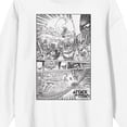 thumbnail image 6 of Attack On Titan 9 Titans War Adult White Crew Neck Sweatshirt-Medium, 6 of 7