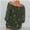 Army Green, variant on wendunide Shirts For Women Women Plus Size Half Sleeve Feather Print V-neck Blouse Pullover Tops Shirt Army Green XXXL