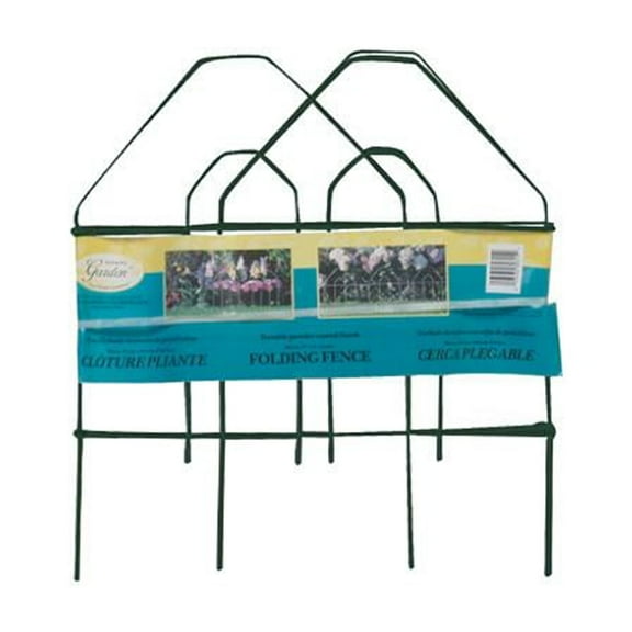 Panacea 89314 Gothic Folding Fence, Green