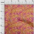 thumbnail image 1 of oneOone Cotton Jersey Orange Fabric Batik Fabric For Sewing Printed Craft Fabric By The Yard 58 Inch Wide, 1 of 4