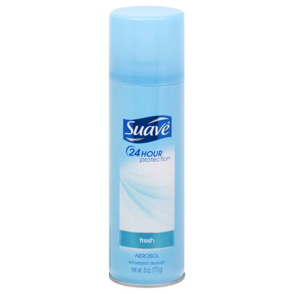 Suave 24 Hour Protection AntiPerspirant Deodorant Spray Fresh 6 oz