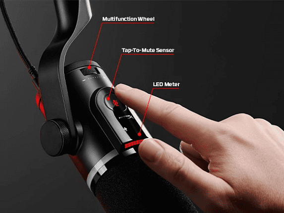HyperX FlipCast - USB/XLR Dynamic Microphone (Black)