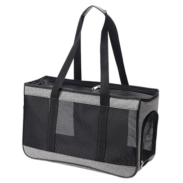 Bolsa de Viaje para Gatos Ventilada Premium para Perros Pequeños Fabricada en Resistente al Agua Gris Yuyangstore Portador de viaje para mascotas