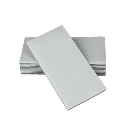 

SimuLinen 16”x16” Signature Color Dinner Napkins –Silver – Box of 50