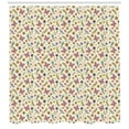 thumbnail image 3 of Ambesonne Flowers Shower Curtain, Abstract Colorful Flora, 69"Wx84"L, Multicolor, 3 of 3