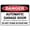 Warning Sign 4, variant on Danger Automatic Garage Door Closes in 3 Minutes Sign, 8"x12" Workplace Metal Tin Sign, Industrial Commercial Safety Sign