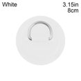 thumbnail image 1 of 8pcs , 8cm Stainless Steel D Ring Pad/Patch With Glue for PVC Inflatable Boat Raft Dinghy Canoe Kayak Surfboard SUP Tie Down, 1 of 2