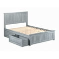 thumbnail image 6 of Nantucket Full Bed with Matching Footboard and Raised Panel Drawers in Driftwood, 6 of 6