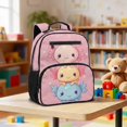 thumbnail image 2 of Jeiento Cute Axolotl 13.5 Inch Lightweight Backpack for Toddler, Preschool Kids School Bag for 2-6 Year Old, 2 Front Zipper + 2 Mesh Side Pockets, 2 of 7