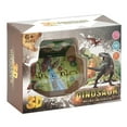thumbnail image 2 of 3D Mini Dinosaurs Keychains Fold Book Keychain Dinosaur World Pendant Keyring for Kid Children Dinosaur Party Favors, 2 of 13