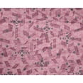 thumbnail image 4 of oneOone Polyester Lycra Medium Pink Fabric Geometric Texture Sewing Craft Projects Fabric Prints By Yard 56 Inch Wide, 4 of 4