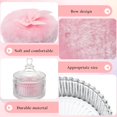 thumbnail image 4 of TAETOE 3 Pcs Large Body Powder Puff and Container Valentine's Day gift Powder Container with Puff Crystal Case Soft Washable Reusable Velour Face Body Glitter Wet Dry Makeup (Classic,Clear), 4 of 7