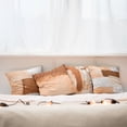 thumbnail image 6 of Ambesonne Throw Pillow Cover 4 Pack, , 24", Peach Caramel and Dark Rust, 6 of 7