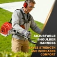 thumbnail image 5 of Fompes 2-Stroke 52cc Gas Weed Wacker Hedge Trimmer 2 in 1 Cordless Straight Shaft String Grass Trimmer Lightweight Brush Edger/Mower with 2 Types Blade & Wheels for Garden and Yard Lawn, 5 of 17