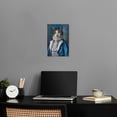 thumbnail image 3 of Regency Gentleman Cat Canvas Quirky Cat Art Prints By Notoriart, Gallery Wrapped, 10" x 15", 3 of 7