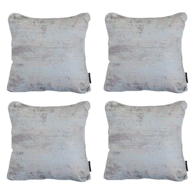 Cojin Decorativo Cuadrado grande Set de 4 Baby Azul