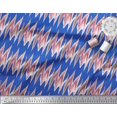 thumbnail image 2 of Soimoi Cotton Voile Fabric Zig Zag Abstract Print Sewing Fabric Yard 42 Inch Wide, 2 of 3