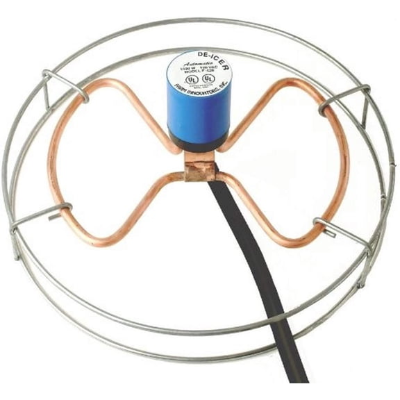 Farm Innovators Model H-429 Economical Submergible Tank De-Icer with Attached Guard, 1,500-Watt