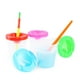 thumbnail image 3 of 4 pinceles de pintura y 4 vasos de pintura sin derrames con tapas para niños principiantes, 3 of 14