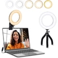 thumbnail image 1 of Ring Light, ACMEZING Video Conference Lighting Kit 3200k-6500K Dimmable LED Ring Light Clip on Laptop Computer Monitor, 1 of 5