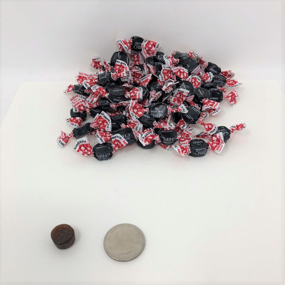 Sugar Free Licorice Chips part Stevia Chipurnoi Italian Cough Drops 1